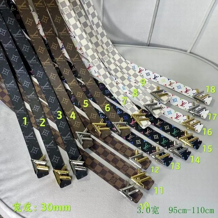 LV Belt 30mmX95-110cm 7D75